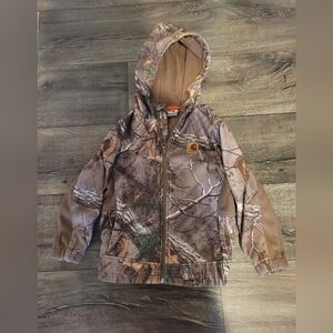 Carhartt Kids Camo Jacket - Brown and Green